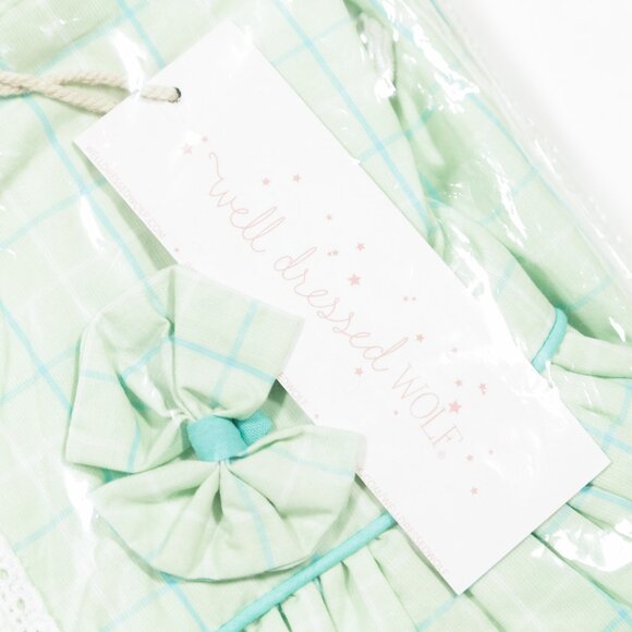 Well Dressed Wolf Green Apple Plaid Cameron Tunic Dress in size 10 - Picture 7 of 8